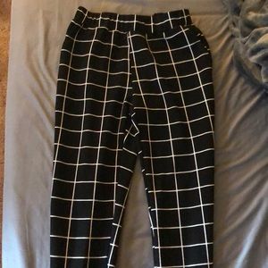 straight legged skinny pants